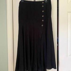 Black Long Flowy Skirt 🌂